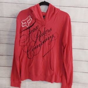 Women's Pink Fox Riders Hoodie